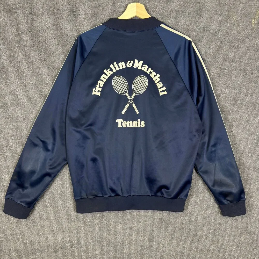 Adidas Vintage ATP Keyrolan Track Jacket Men's L Franklin & Marshall Tennis 80s